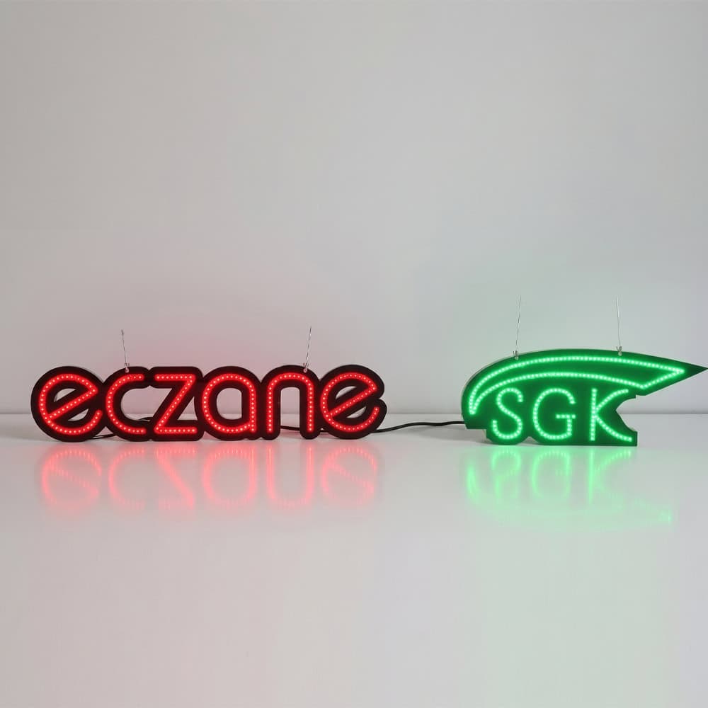 Eczane ve SGK Led Tabela 60x100 cm